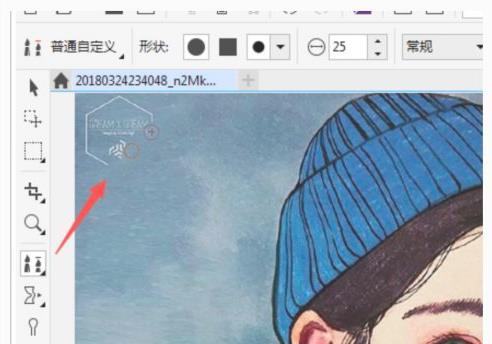 cdr去水印教程-cdr去水印教程图解插图3 cdr去水印